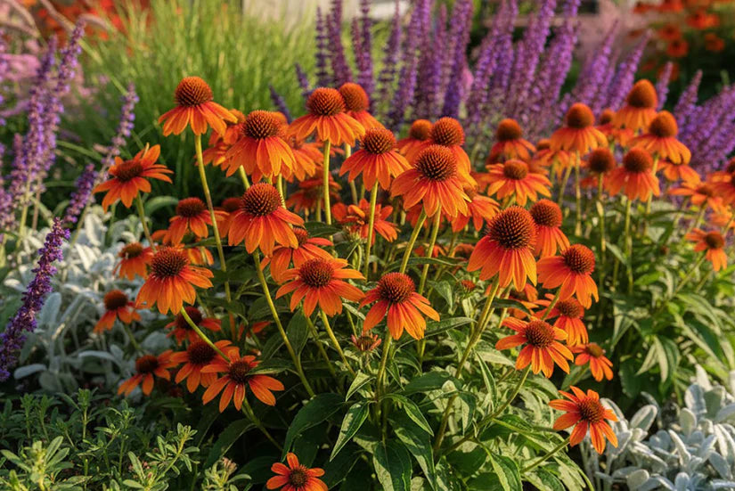 Echinacea purpurea "Lakota Orange" - Gradina Noastra
