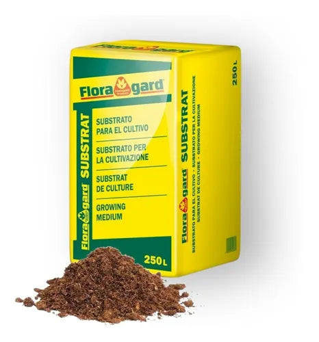 Turba substrat granulatie medie / pamant de plante Floragard MP 0-40mm 250 L