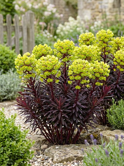 Euphorbia × martinii "Miner’s Merlot" - Gradina Noastra