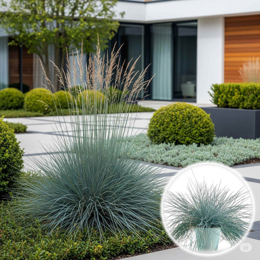 Iarbă Albastră "Intense Blue" - /Festuca Glauca "Intense Blue"/ by gradina-noastra